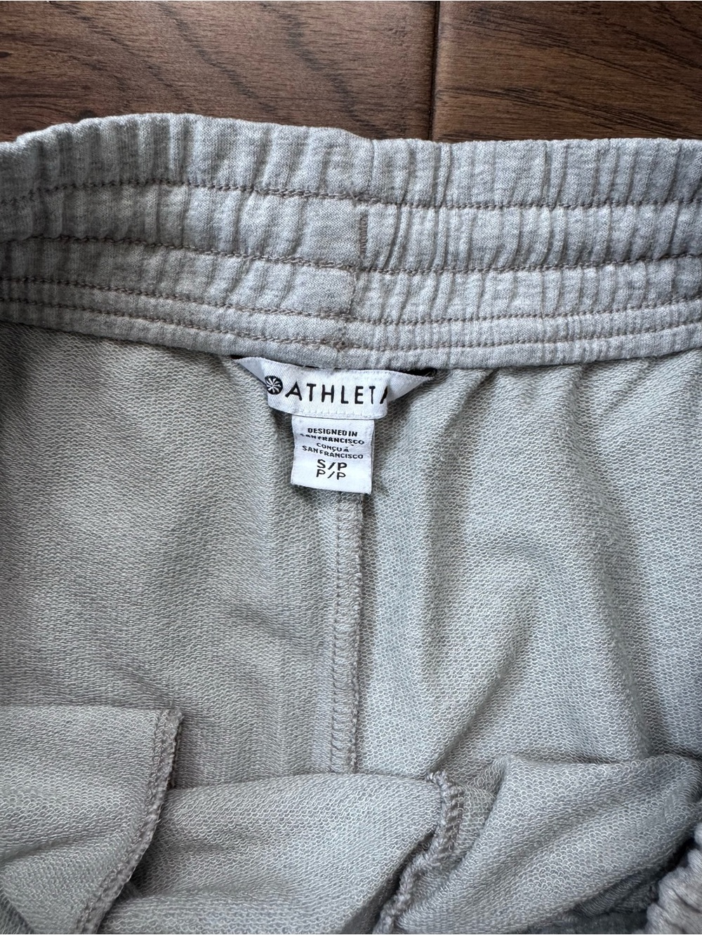 Athleta Retroterry Mid Rise Jogger Grey Heather Size Small Petite - Picture 5 of 7